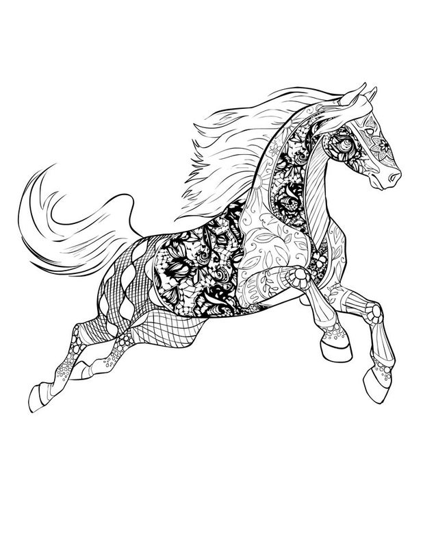 faked out horse coloring pages - photo #21