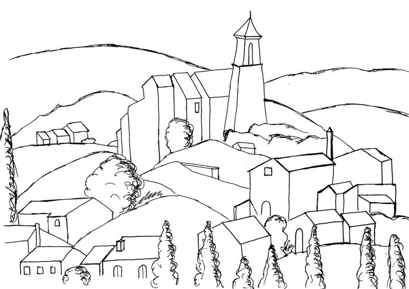 Kolorowanki Architektura dla dorosłych: do druku 38