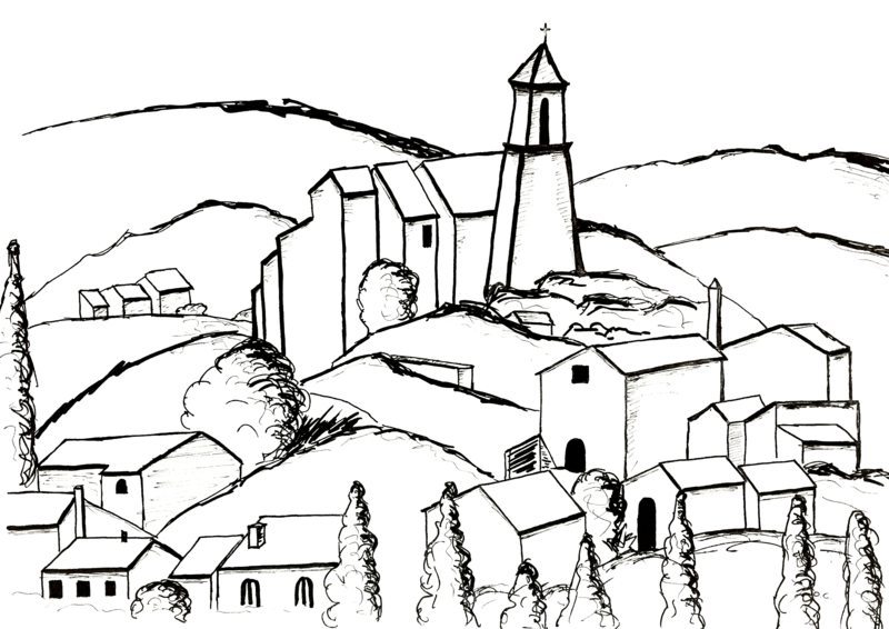 Kolorowanki Architektura dla dorosłych: do druku 40