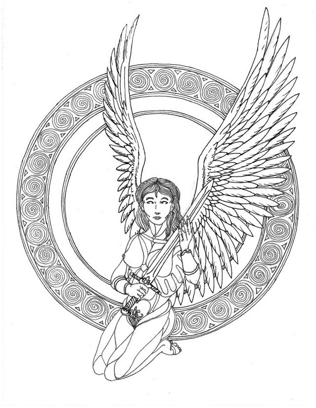 Kolorowanki Znaki zodiaku dla dorosłych: do druku 10