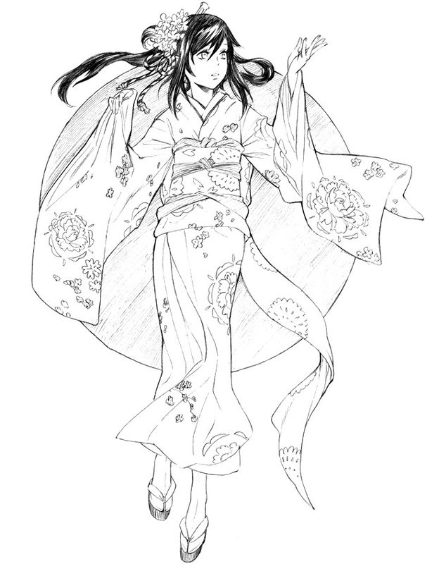 Kolorowanki Japonia dla dorosłych: do druku 16