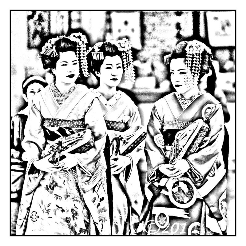 Kolorowanki Japonia dla dorosłych: do druku 35
