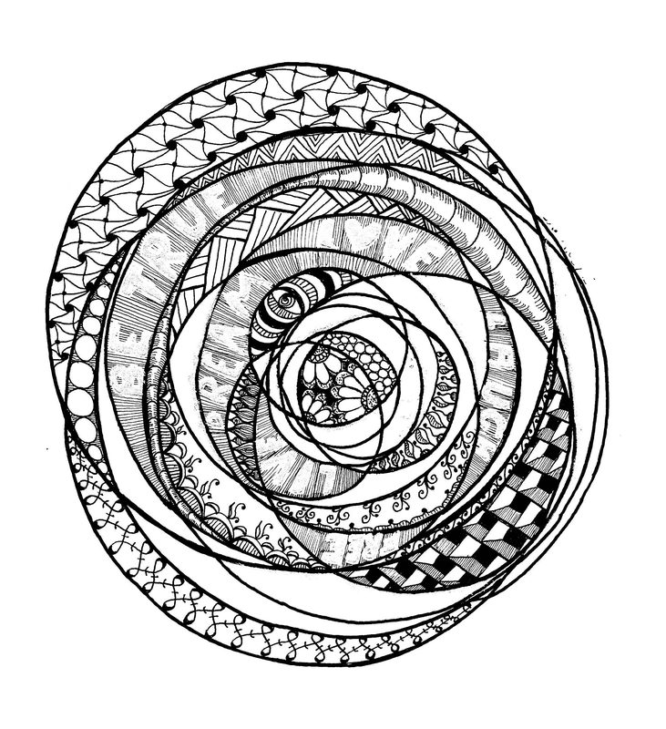 kolorowanki dla dorosłych Zentangle do druku 49