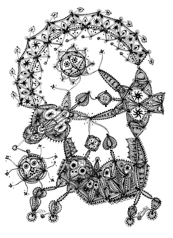 kolorowanki dla dorosłych Art brut do druku 6
