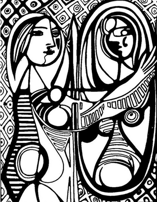 kolorowanki dla dorosłych Picasso do druku 2