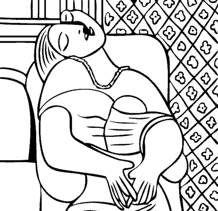 kolorowanki dla dorosłych Picasso do druku 6